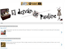 Tablet Screenshot of eldesvandepauline.com